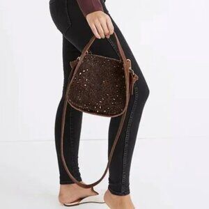 Madewell Sydney Crossbody Bag: Painted Leopard Calf Hair Edition